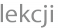 lekcji