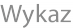Wykaz